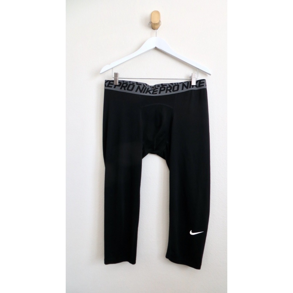 Nike Pro Dri-FIT Compression Training Pants Black Men's SZ XXL - Picture 2 of 5